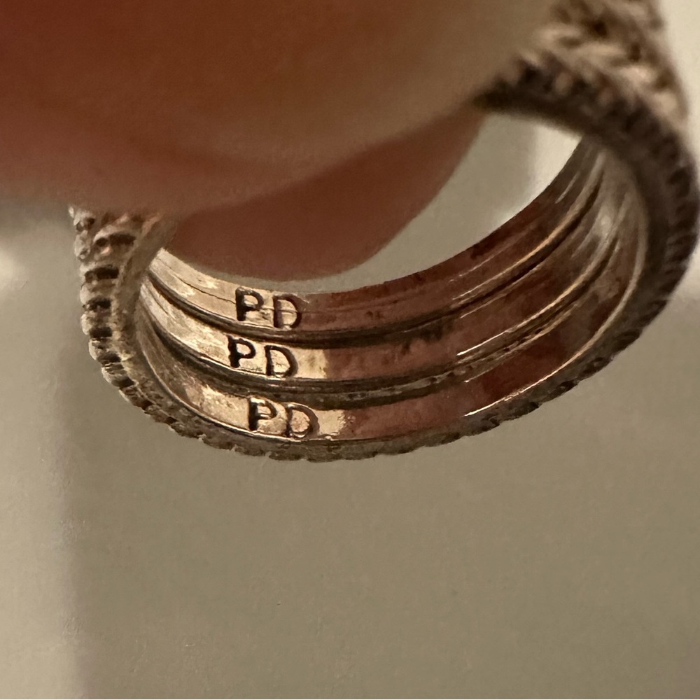 Premier Designs Stackable sterling silver set - Picture 5 of 5